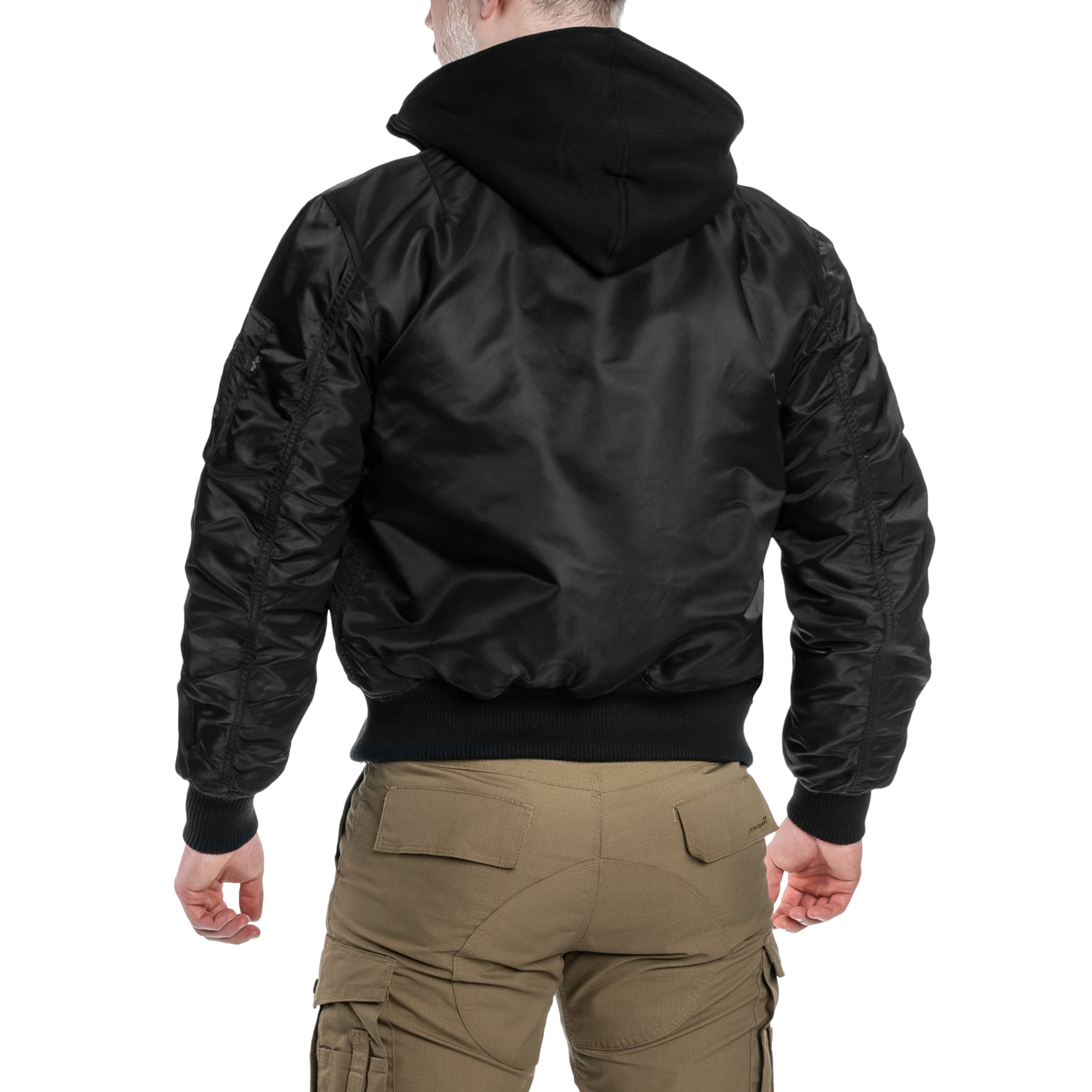 Alpha Industries MA-1 D-Tec SE Jacket - Black/Reflective
