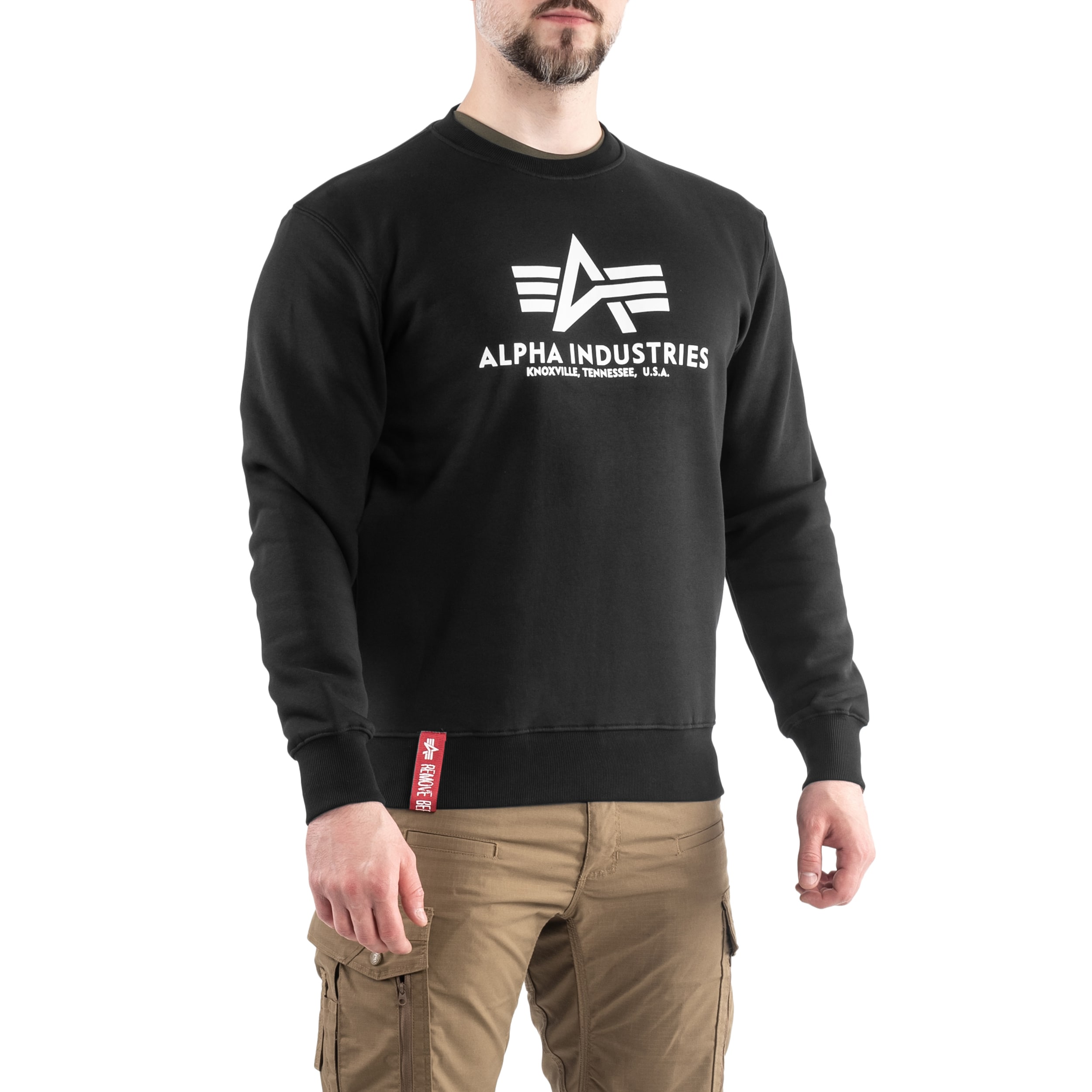 Alpha Industries Basic Sweater - Black