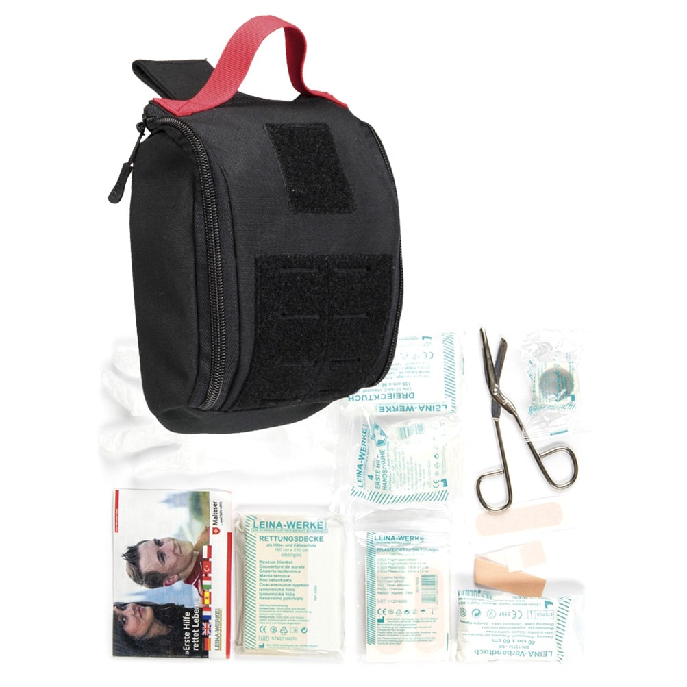 Mil-Tec IFAK Laser Cut with equipment - Black