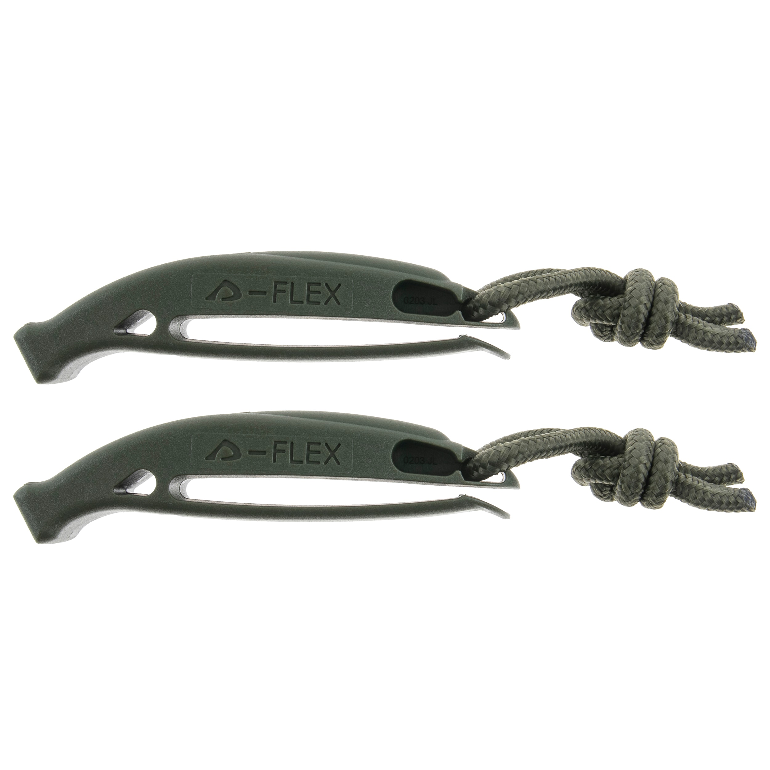 Mil-Tec Signaling Whistle Tactical MOLLE Olive - 2 pcs.