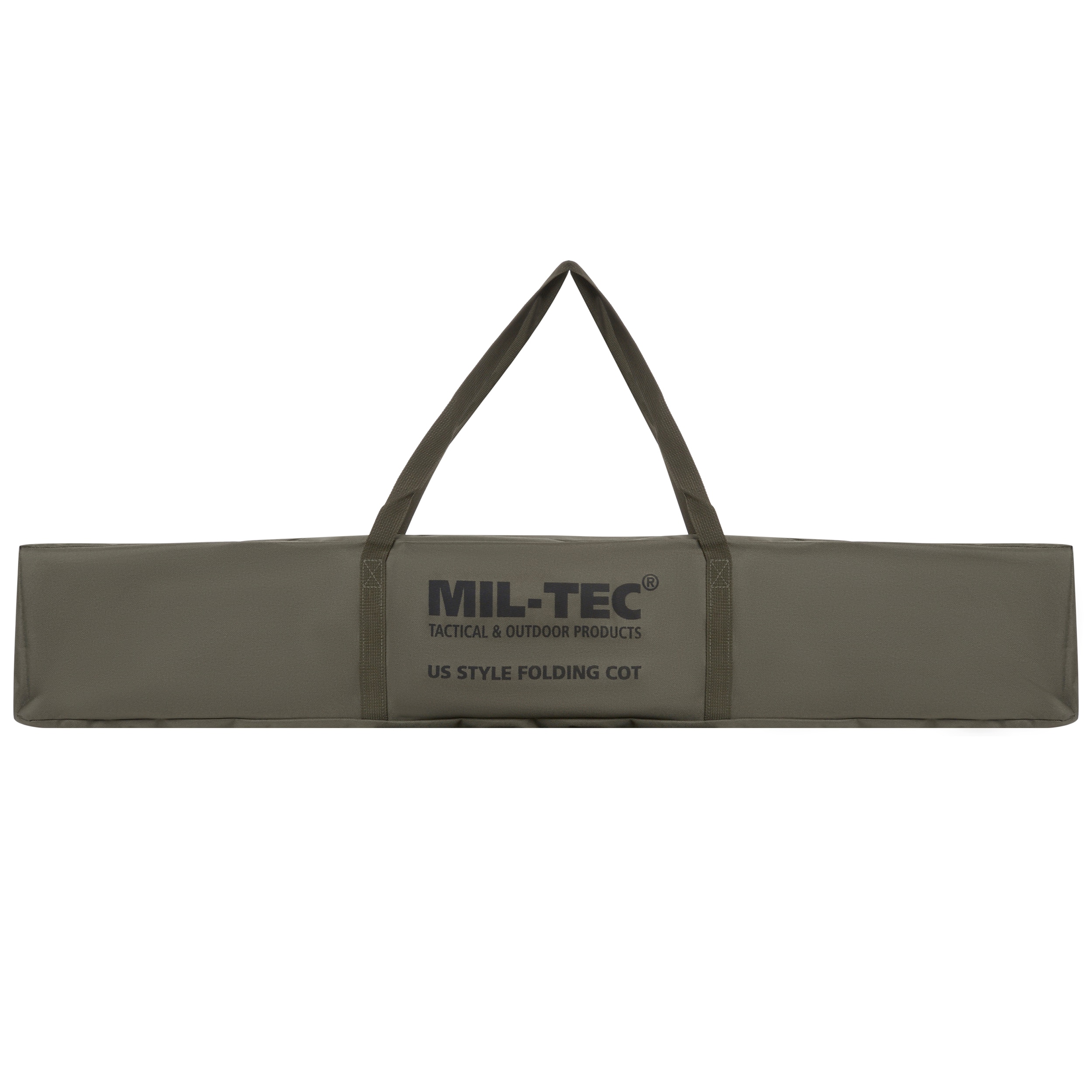 Mil-Tec US Style Folding Field Bed Olive - 210 x 70 cm