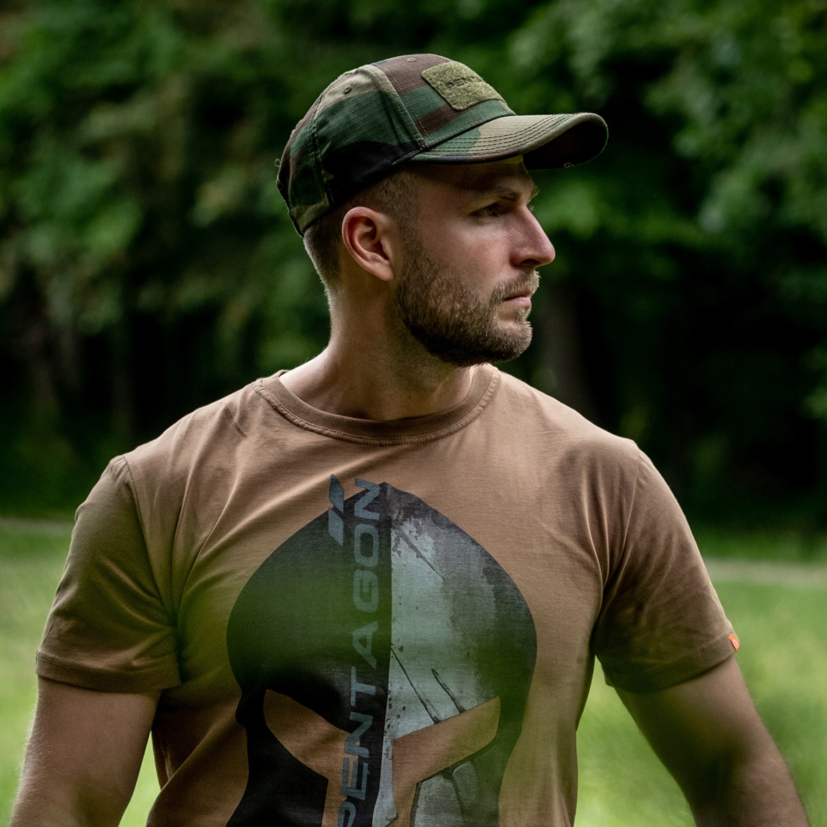 Pentagon Tactical 2.0 BB Rip-Stop Cap - Woodland