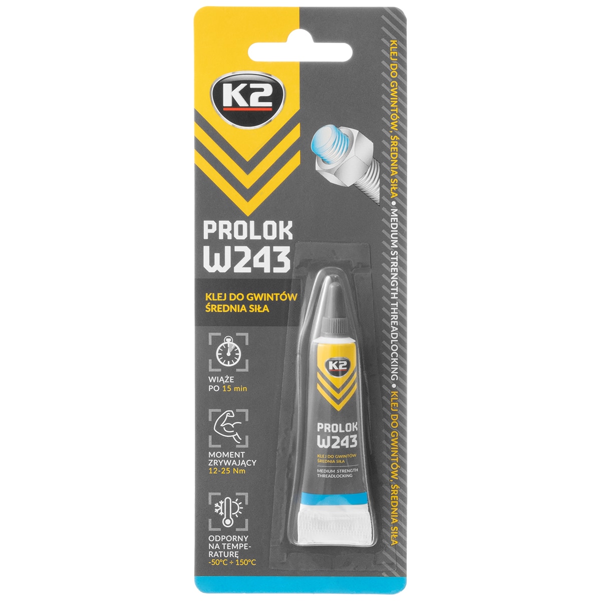 K2 Prolok Thread Glue 6 ml blue
