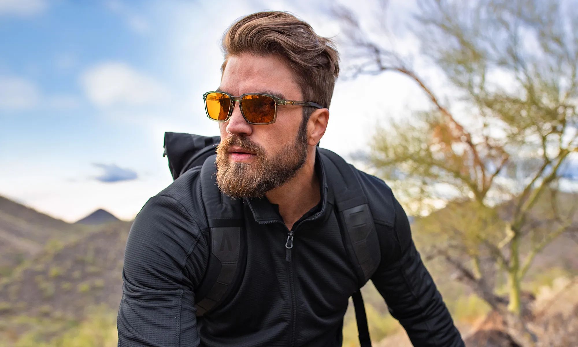 Wiley X Alfa Glasses - Captivate Polarized Bronze Mirror/Gloss Crystal Light Olive/Grey