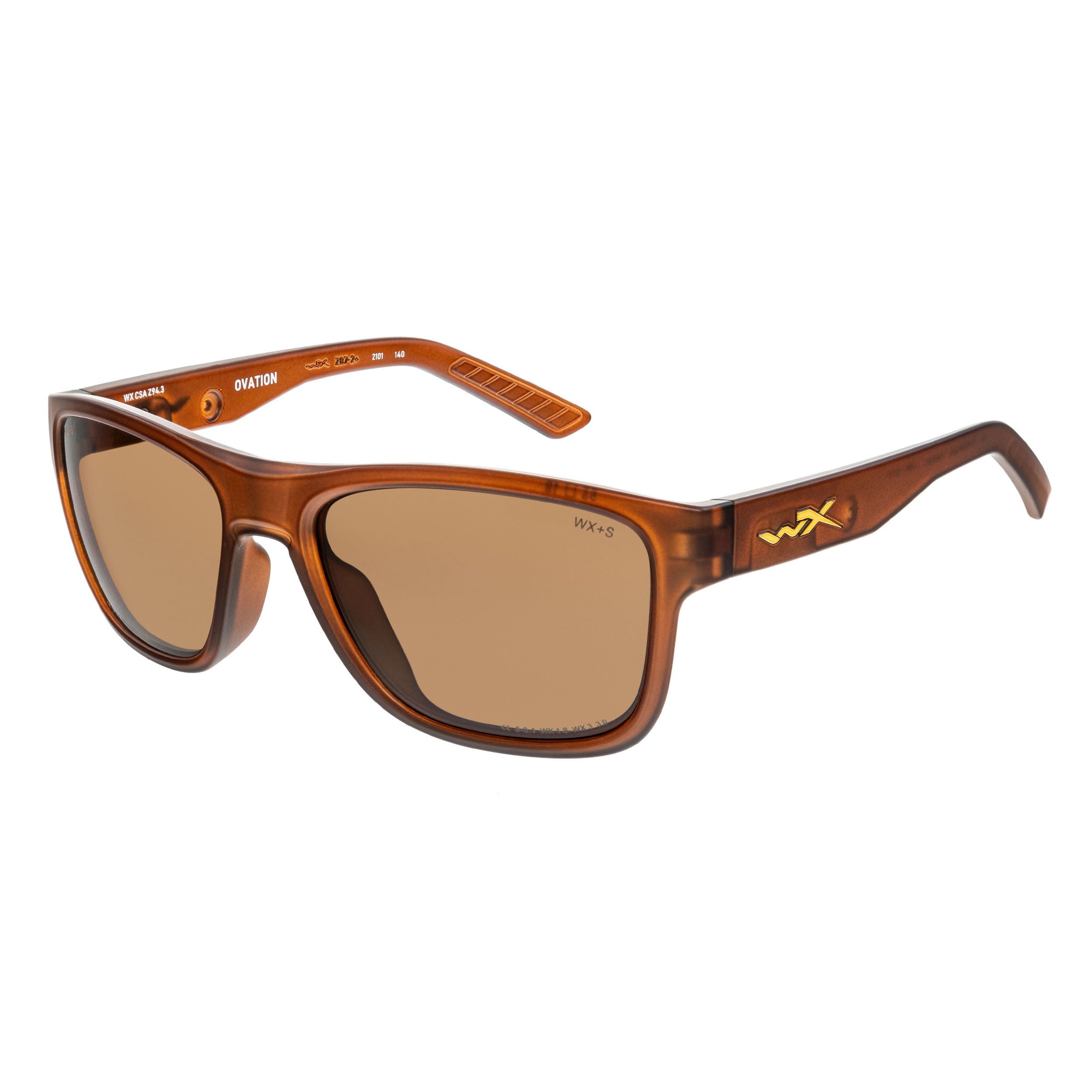 Wiley X Ovation Glasses - Brown/Matte Rootbeer