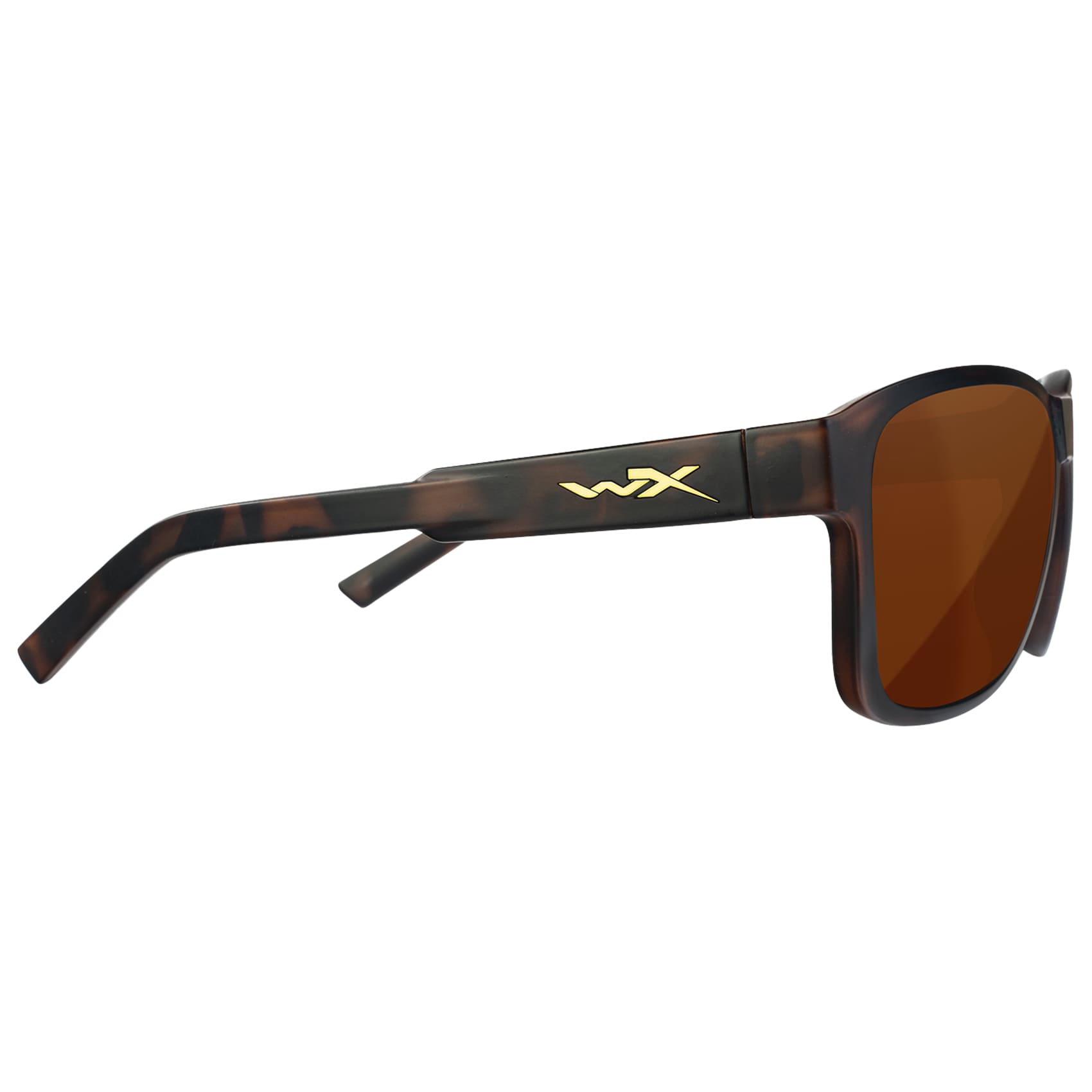 Wiley X Trek Glasses - Captivate Polarized Copper/Matte Havana Brown
