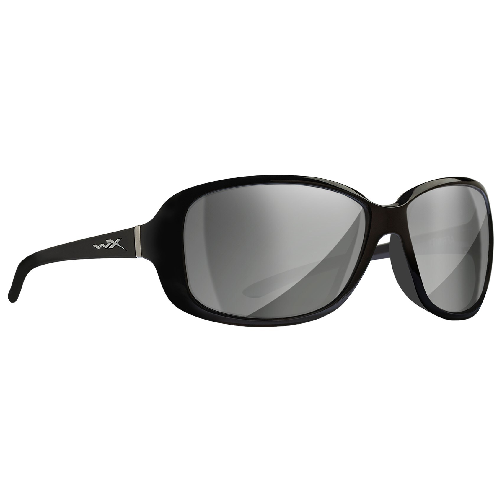 Wiley X Affinity Women's Eyewear - Silver Flash/Gloss Black