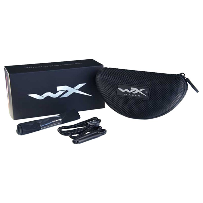 Wiley X WX Aspect Tactical Glasses - Polarized Platinum Flash/Matte Demi Brown