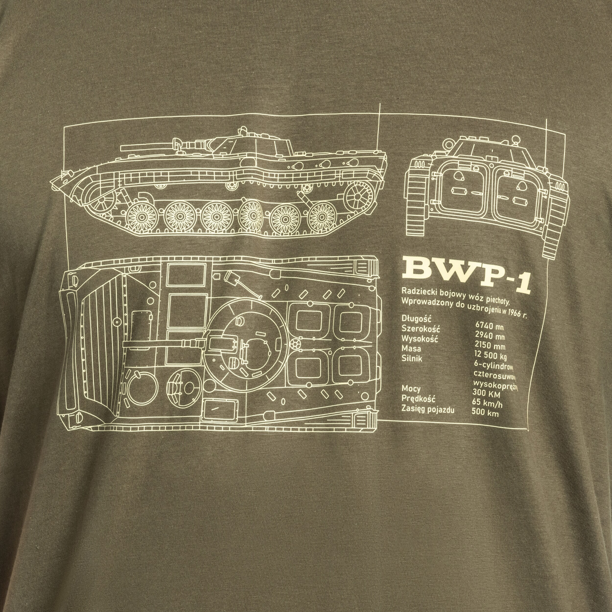 BWP-1 T-shirt - Olive