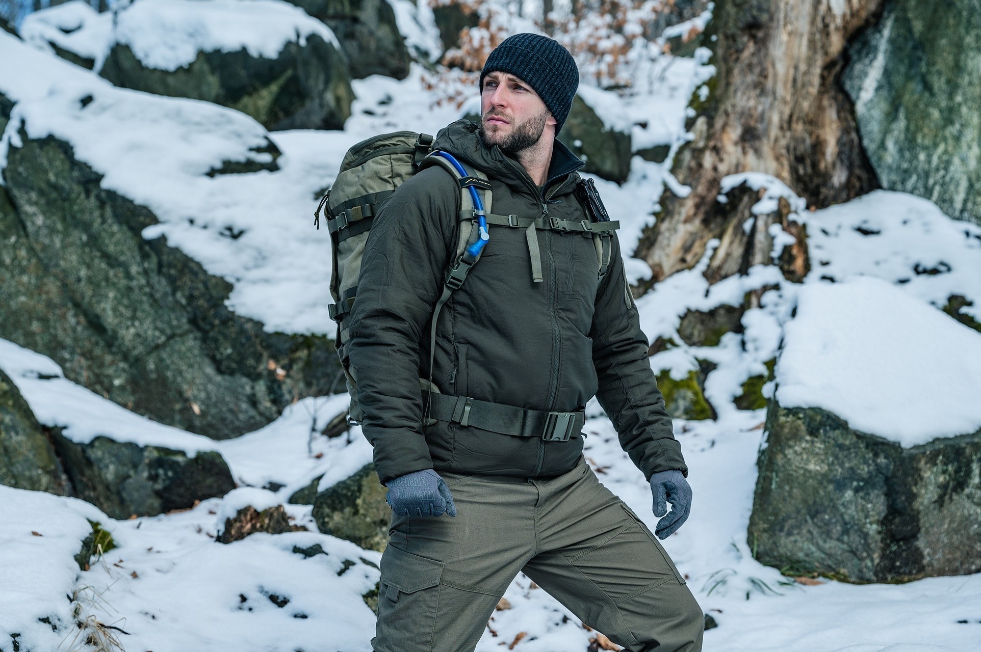 Helikon Wolfhound Hoodie Jacket - Taiga Green