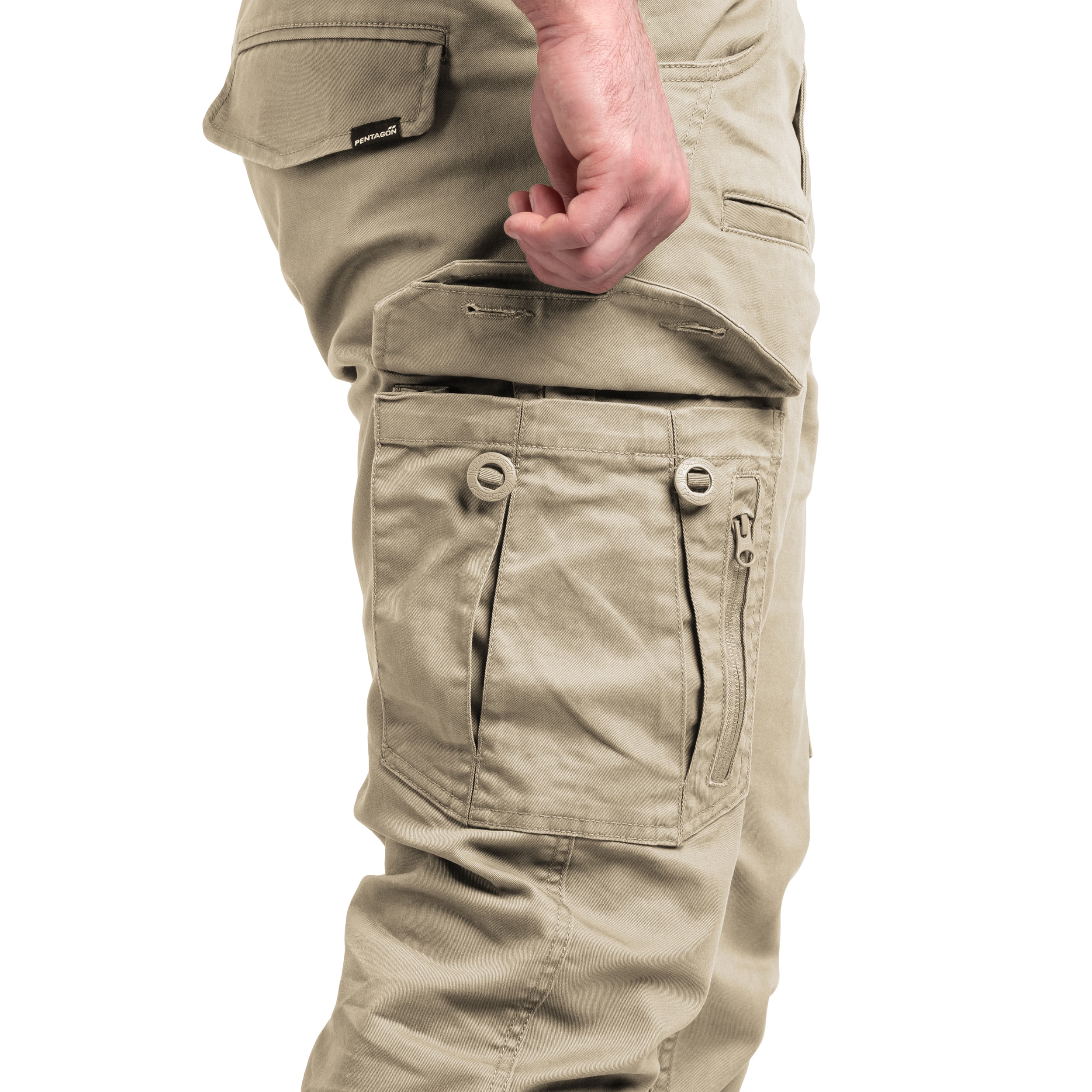 Pentagon Invictus Tactical Joggers - Khaki