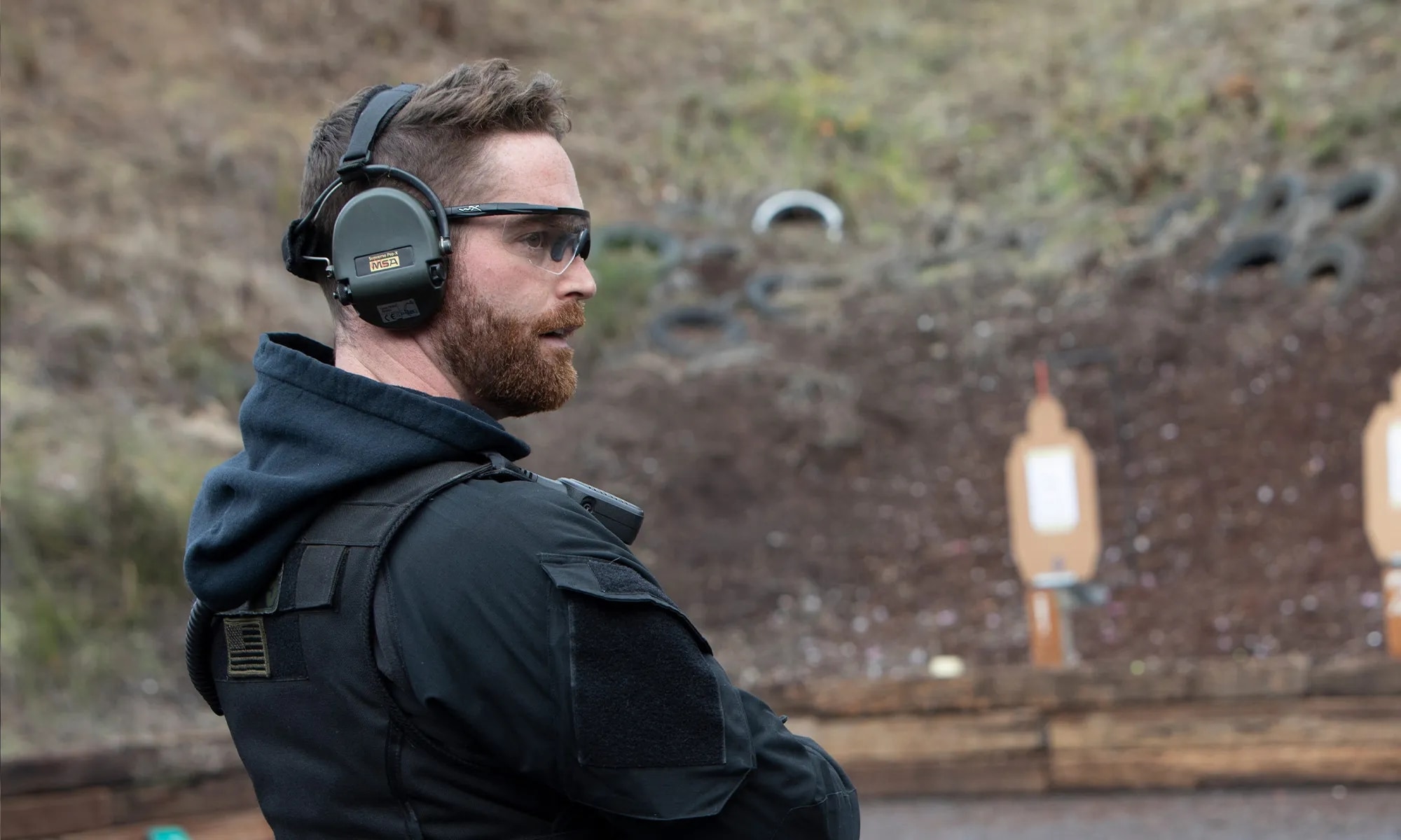 Wiley X Saber Advanced tactical glasses - Clear Matte Black