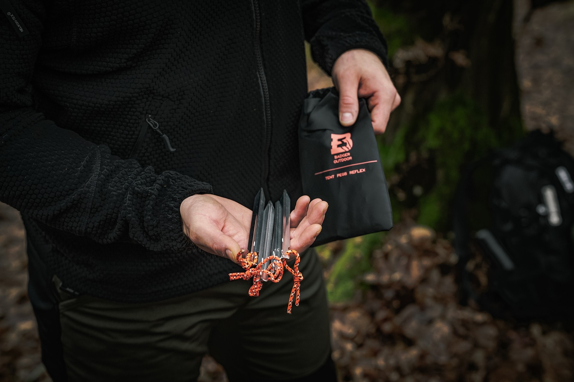 Badger Outdoor Reflex Tent Aluminum Pegs - 4 pcs.