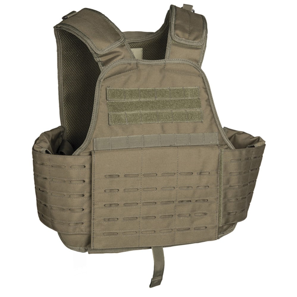 Mil-Tec Laser-cut Carrier Vest - Olive
