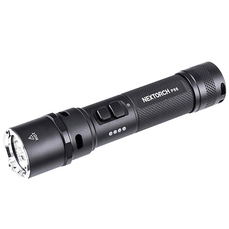 Nextorch P86 Flashlight with 120 dB whistle - 1600 lumens