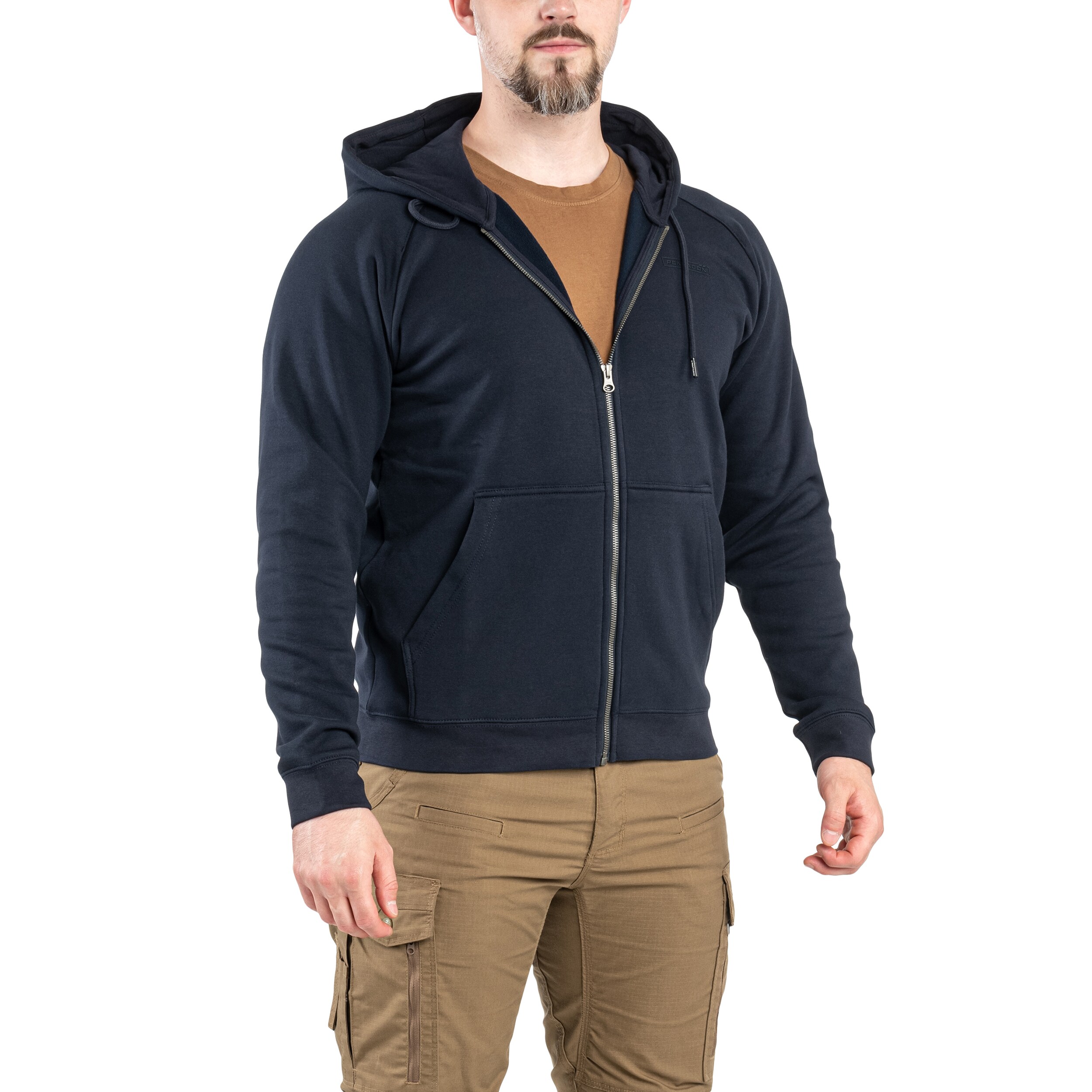 Pentagon Griffin Hood Sweater - Midnight Blue