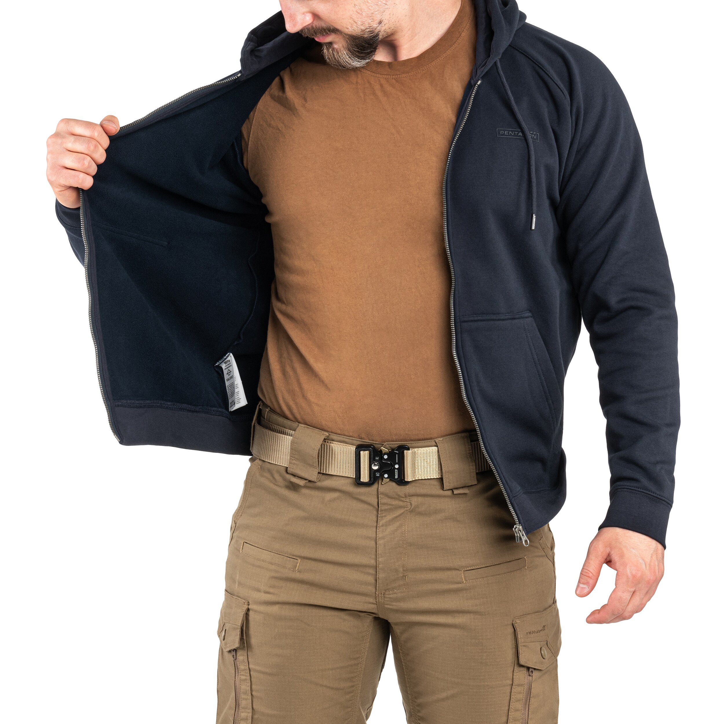 Pentagon Griffin Hood Sweater - Midnight Blue