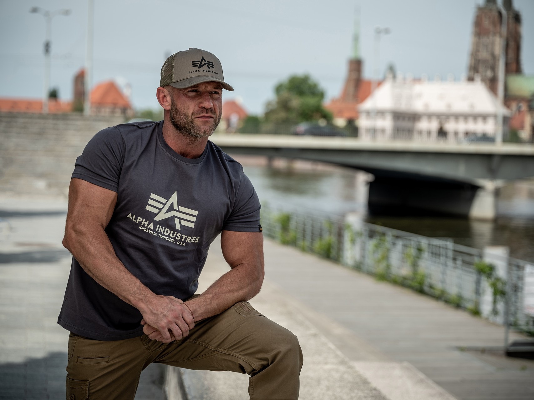 Alpha Industries Basic Trucker Cap - Dark Green