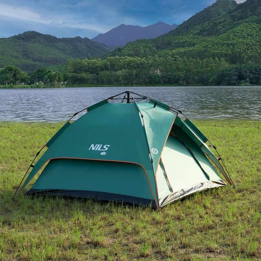 Nils Camp Shadow NC7819 3-Person Tent - Green
