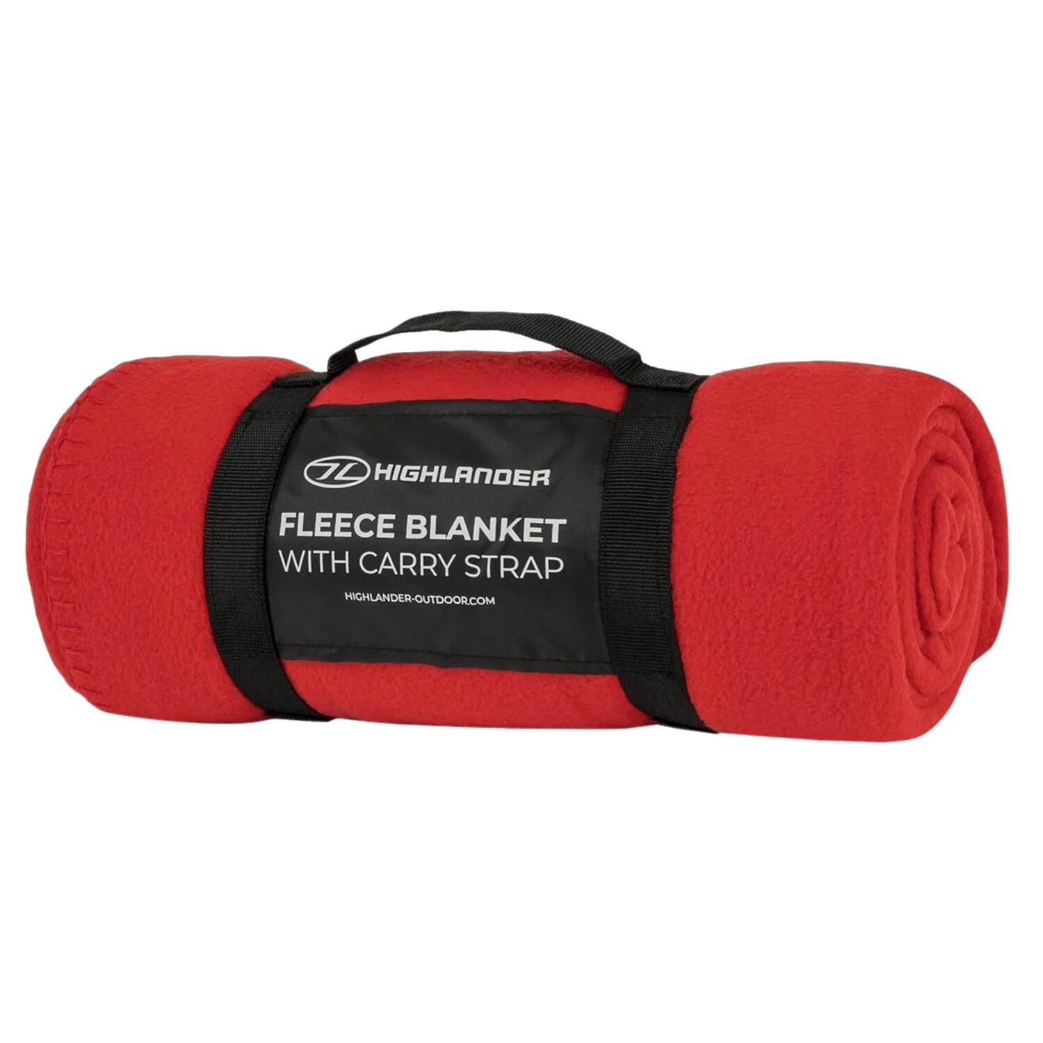Highlander Outdoor Fleece Blanket - Dark Red
