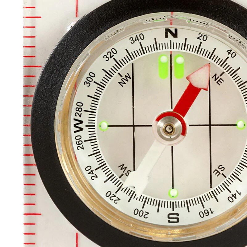 Highlander Outdoor Deluxe Map Compass