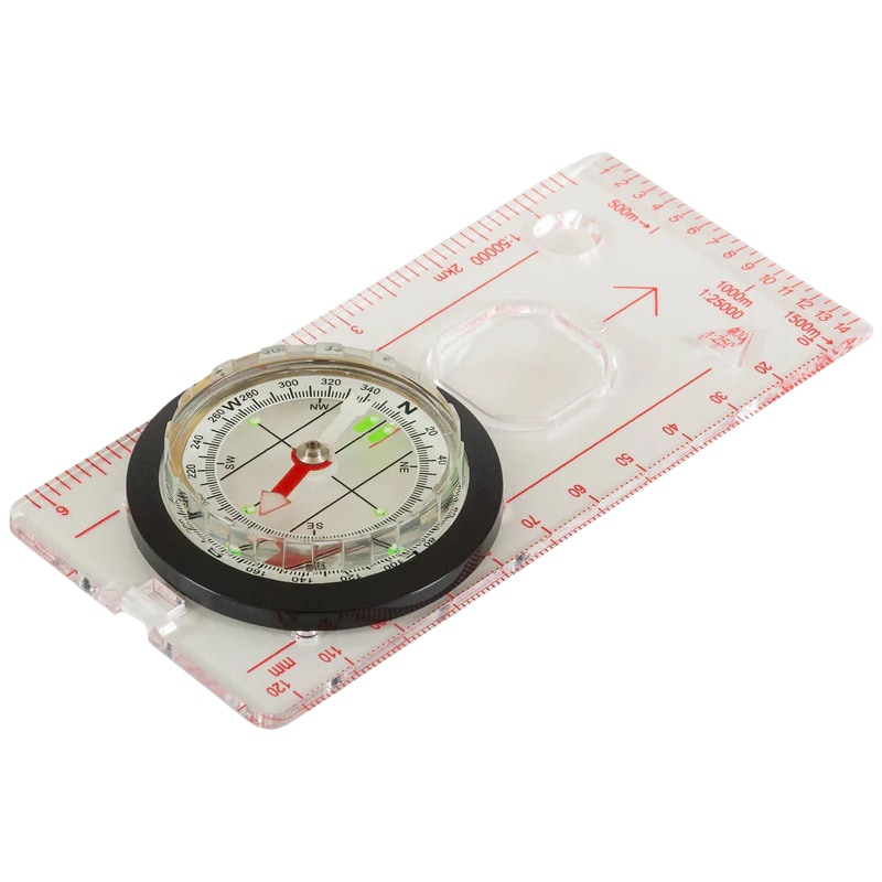 Highlander Outdoor Deluxe Map Compass