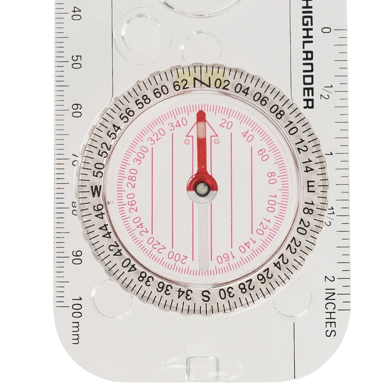 Highlander Outdoor Pathfinder Map Compass