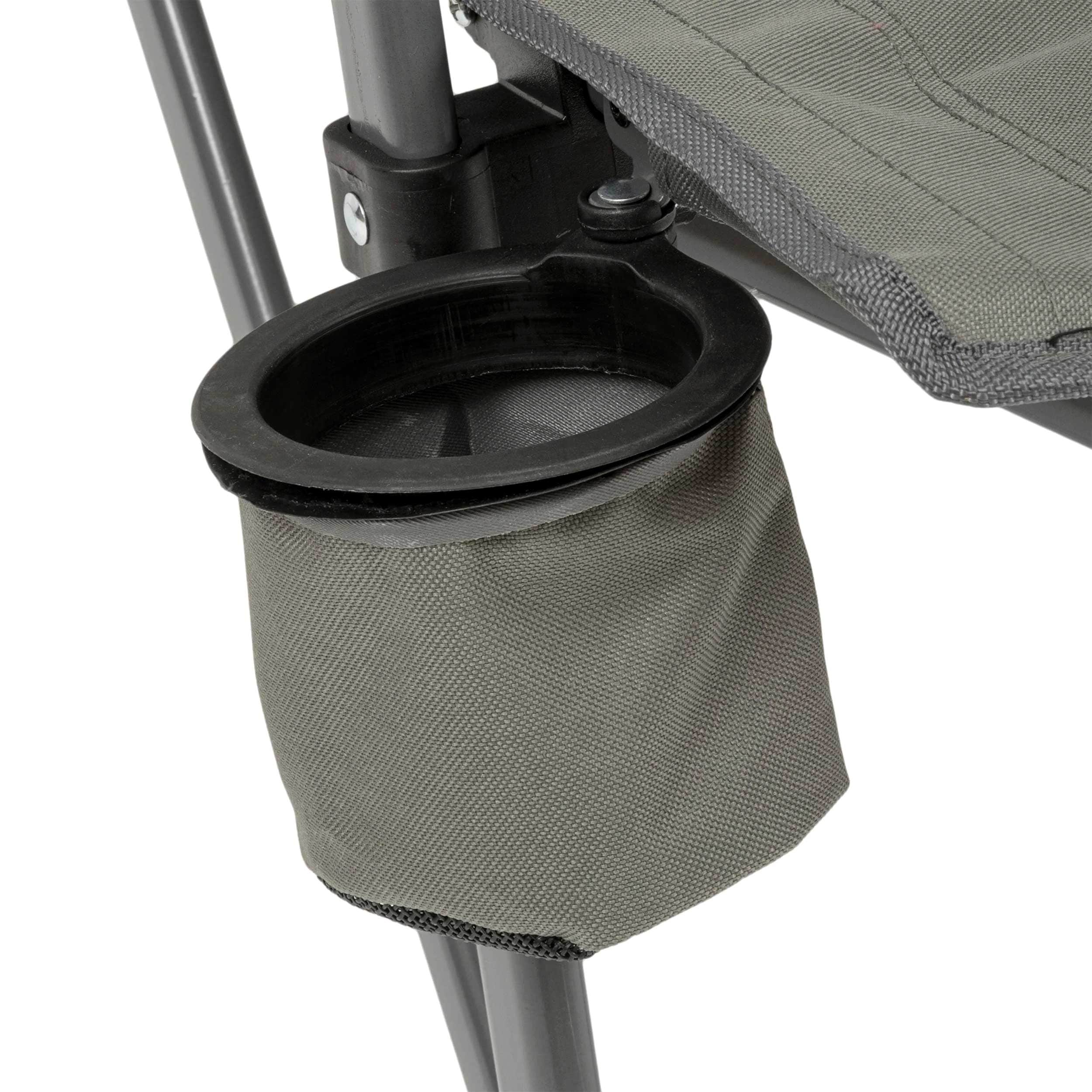 Highlander Belvenie Recliner Camping Chair - Charcoal