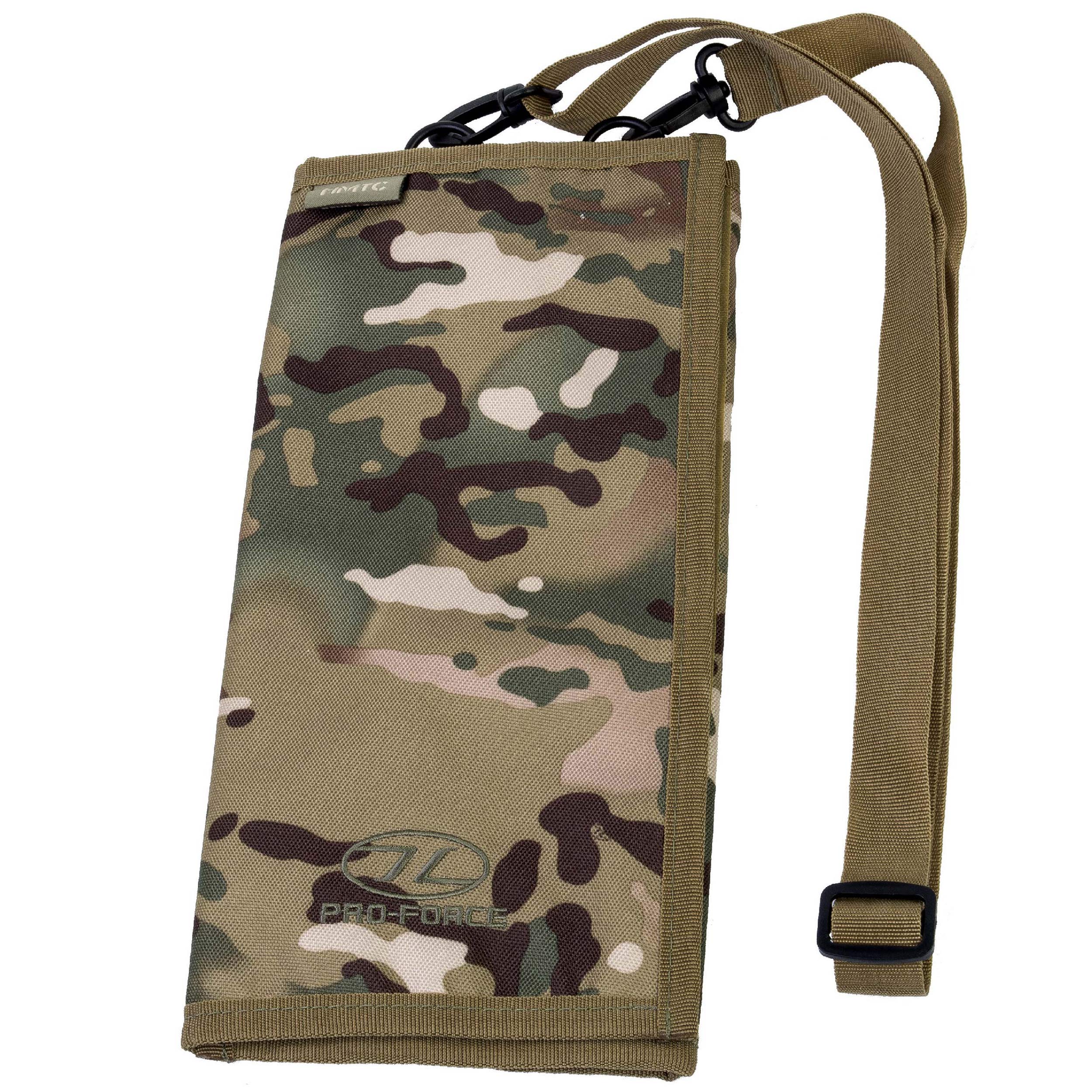 Highlander Forces Explorer Map Case - Arid MC Camo