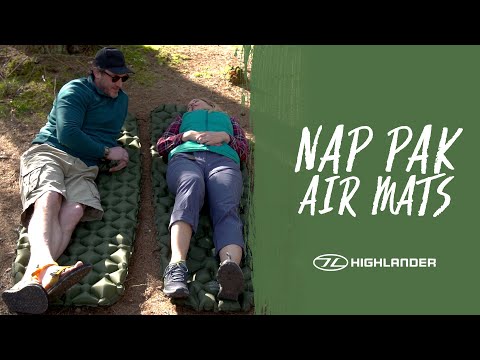 Highlander Outdoor Nap-Pak 1-Person Sleeping Mat XL - Olive