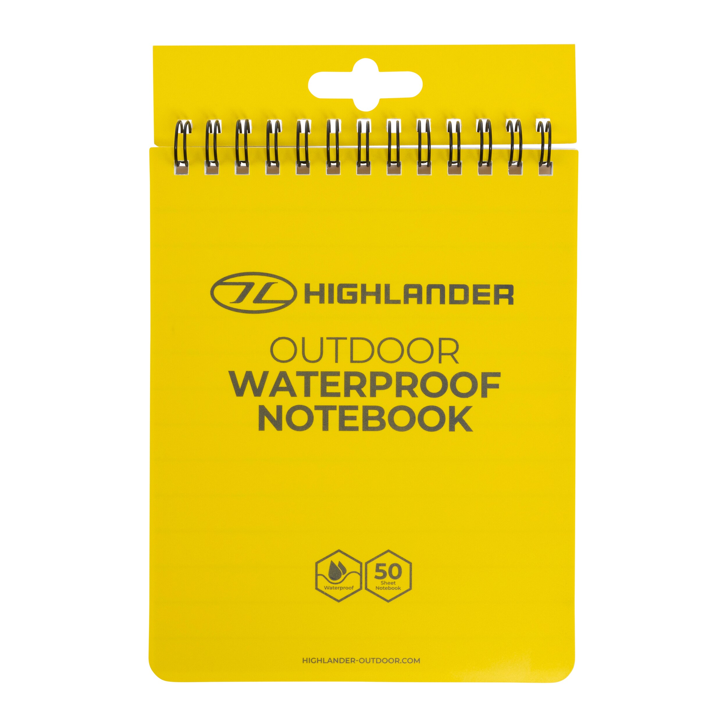 Highlander Outdoor Waterproof Notebook 15 x 12 cm