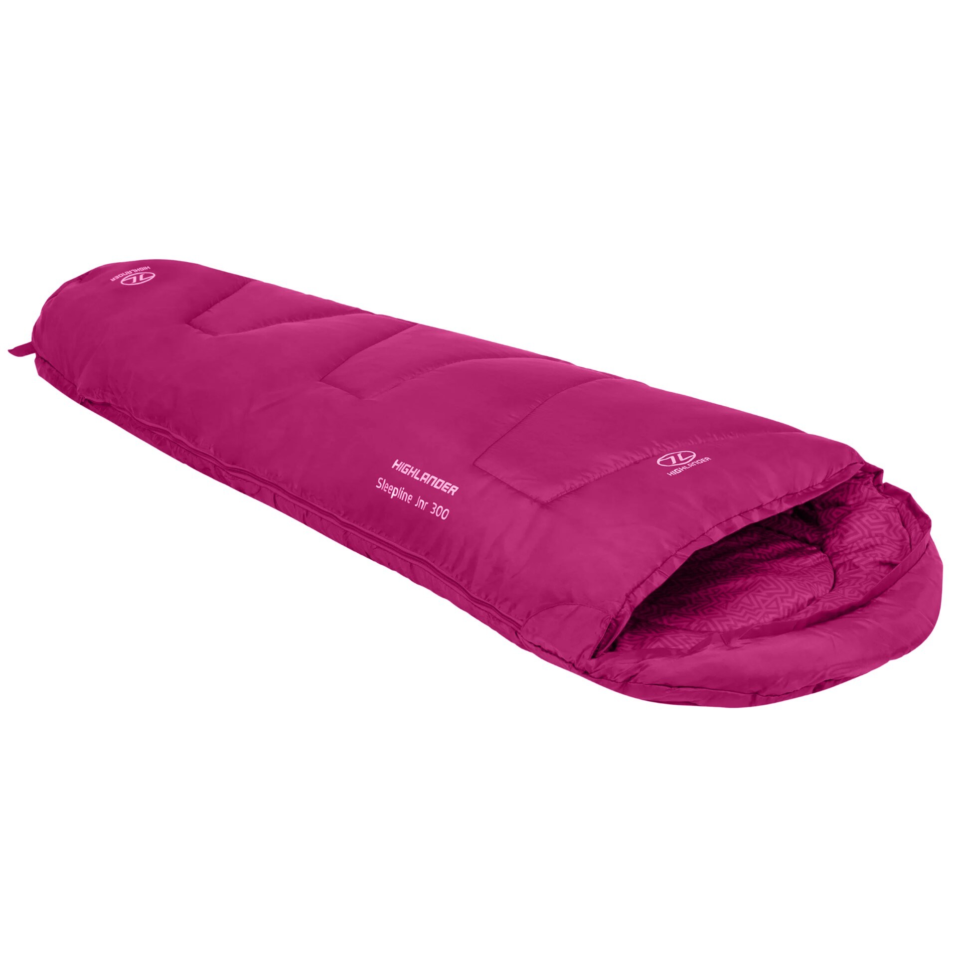 Highlander Outdoor Sleepline Kids 300 Sleeping Bag - Pink