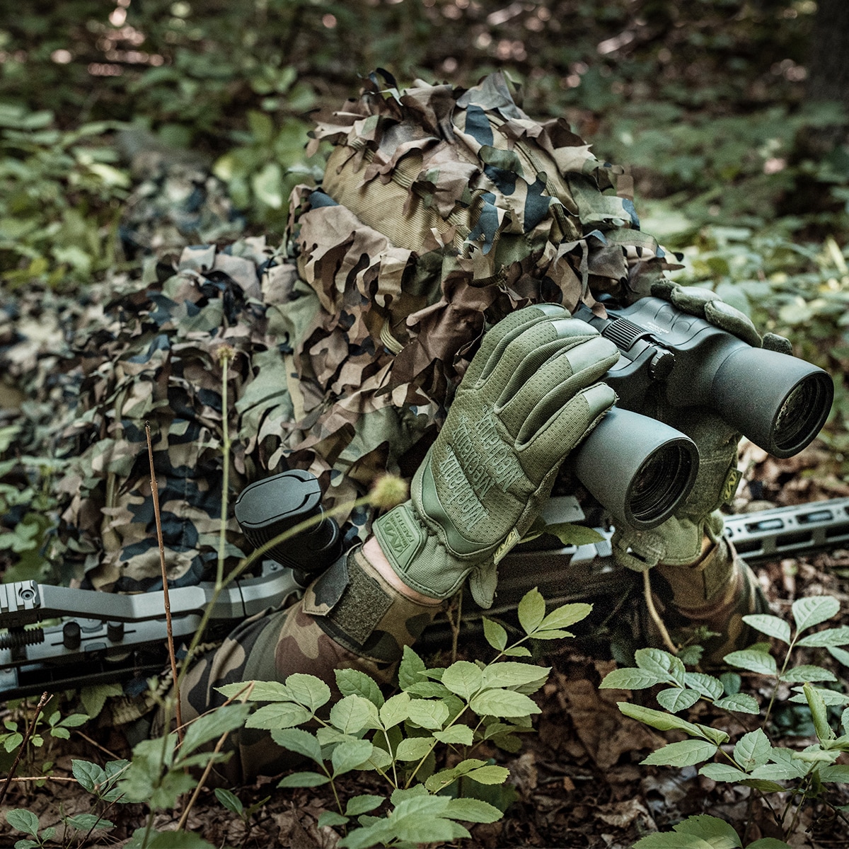 Helikon Leaf Ghilie Set Camouflage Suit - US Woodland