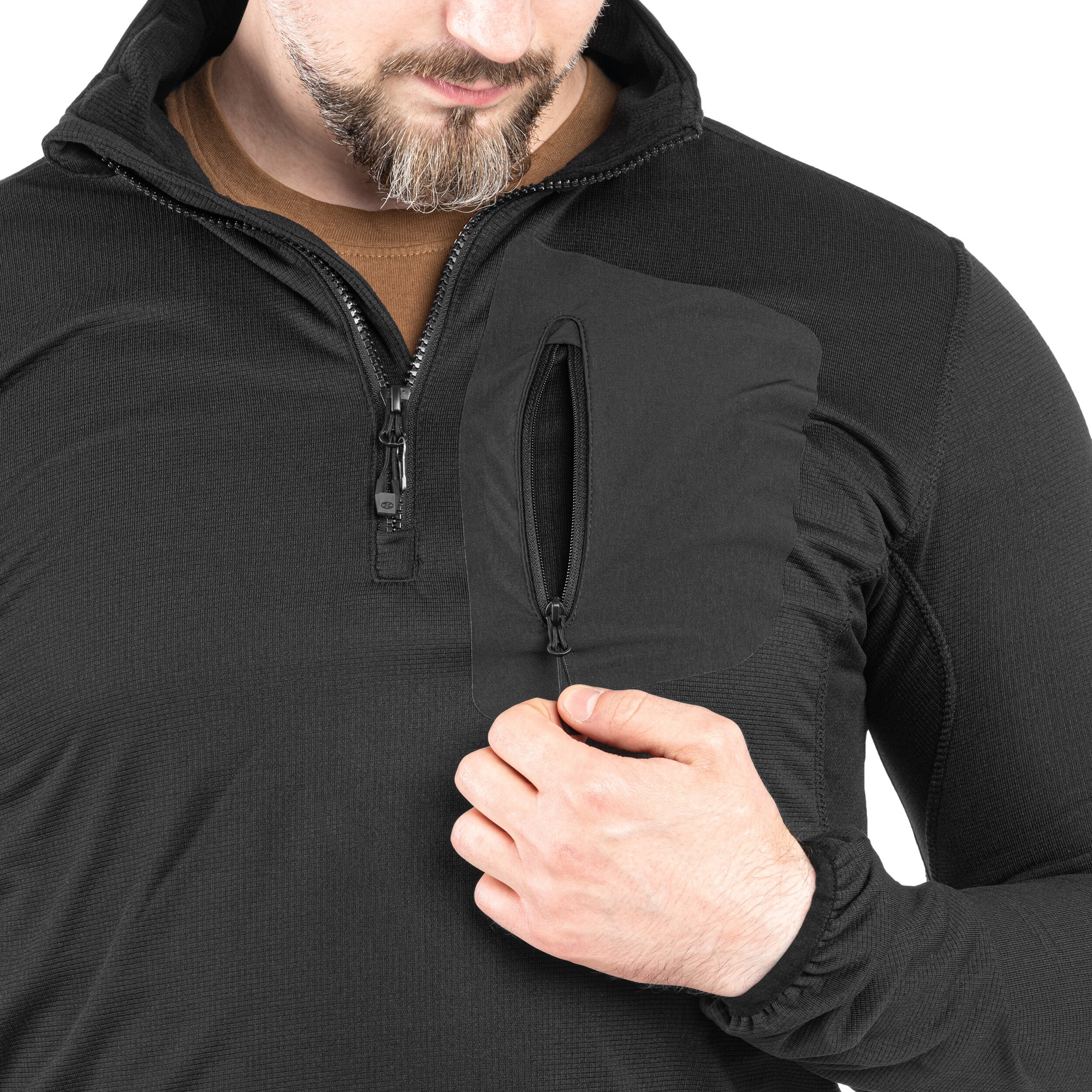 Highlander Forces Tactical Hirta Fleece - Black