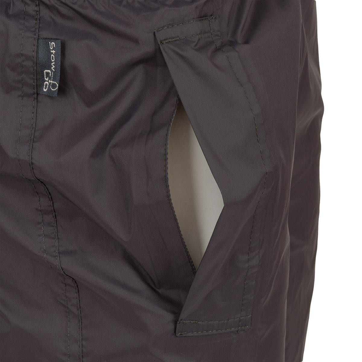 Highlander Outdoor Stow & Go Waterproof Trousers New - Charcoal