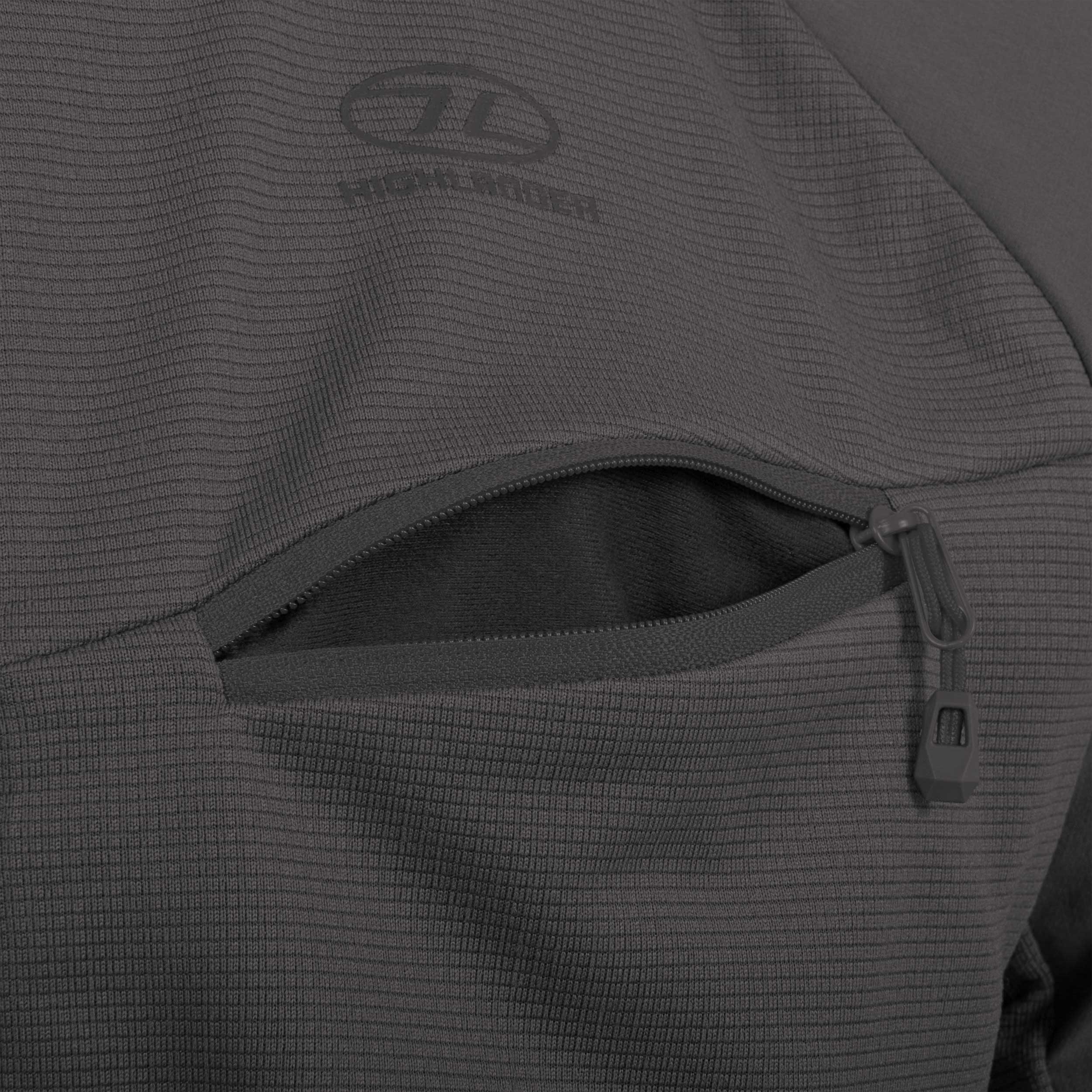 Highlander Outdoor Hirta Hybrid Jacket - Dark Grey