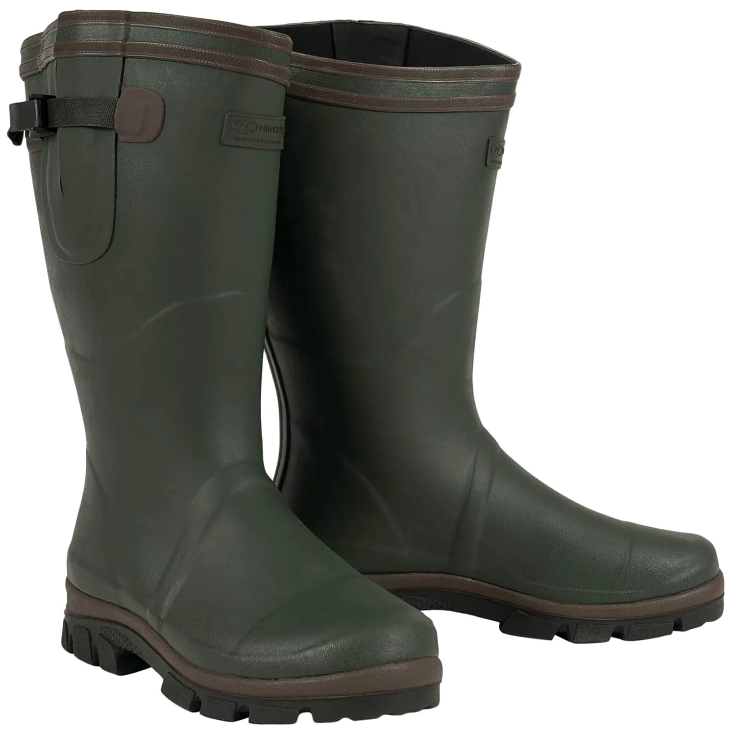 Highlander Moorland Wellington Boots - Olive