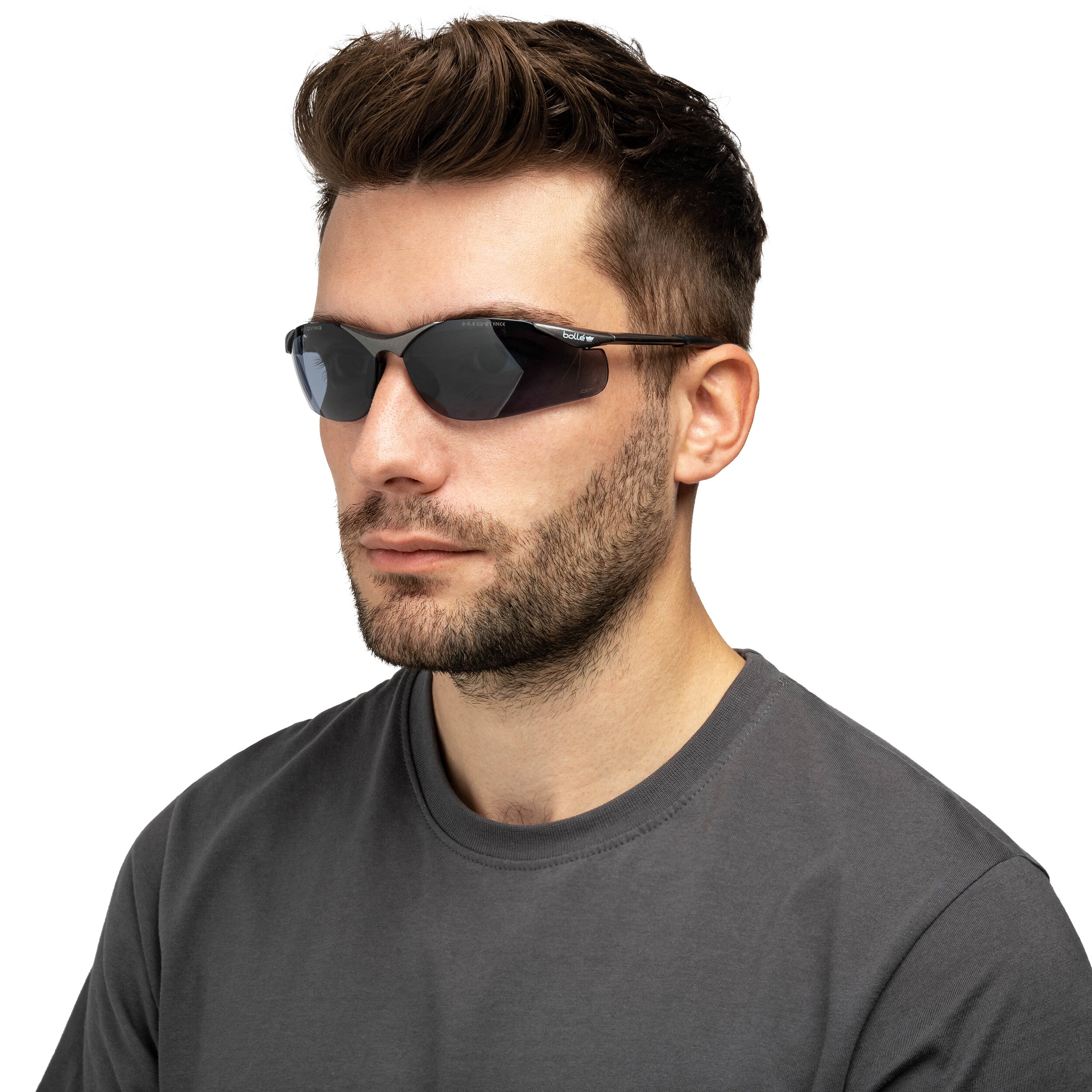 Bolle Safety Contour Contspi Tactical Glasses - Smoke