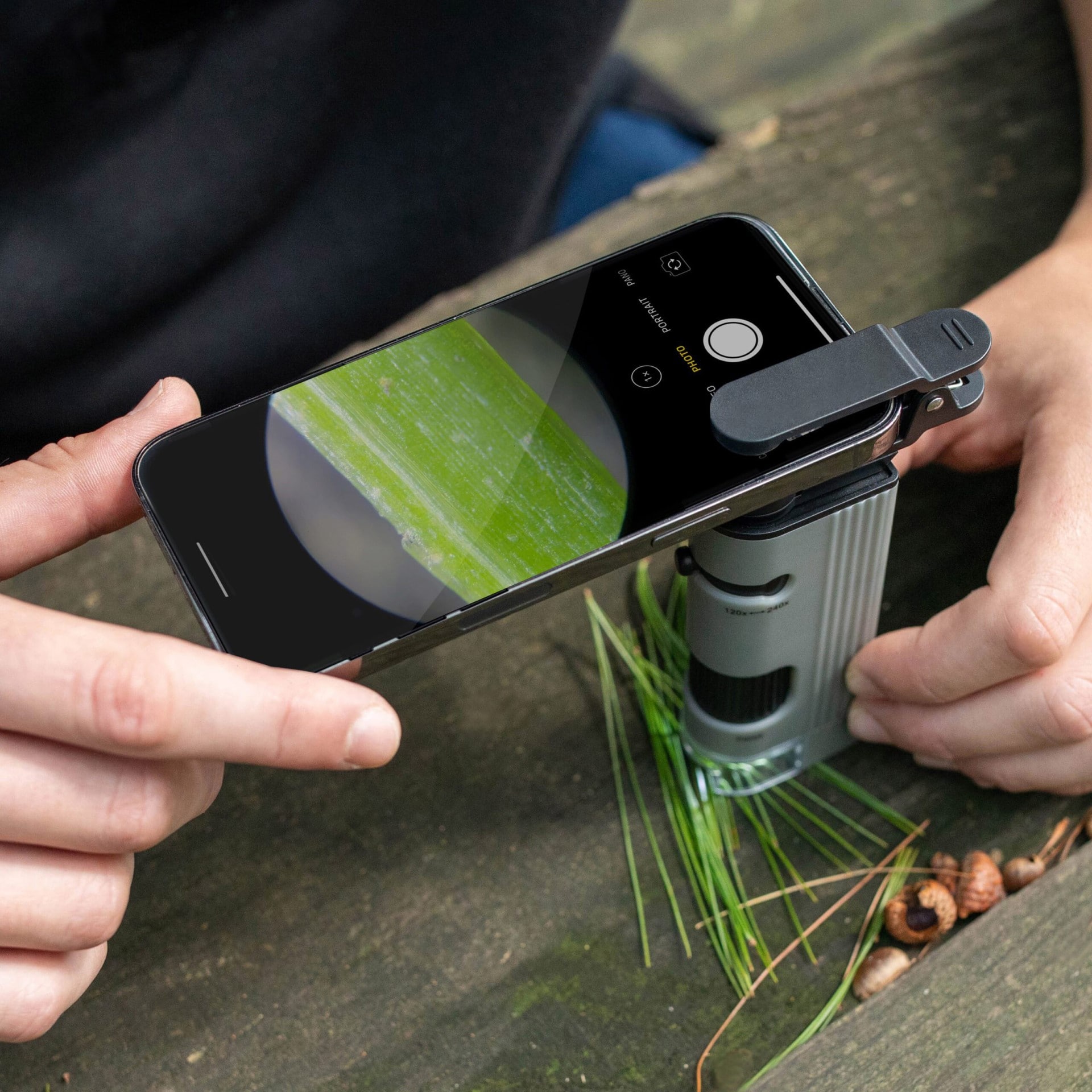 Carson MicroPic High-Resolution 120-240x Pocket Microscope