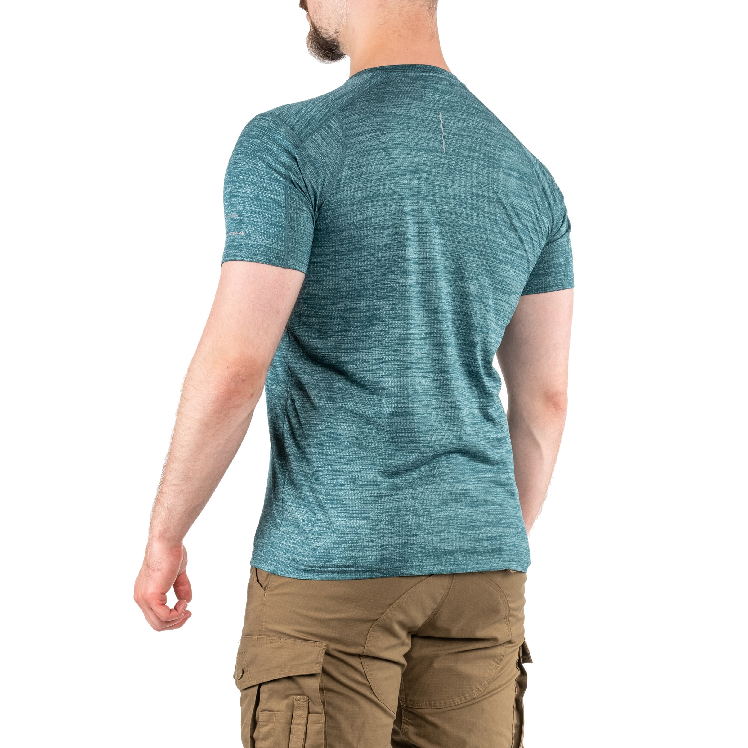 Columbia Alpine Chill Zero Short Sleeve Crew Thermal T-Shirt - Cloudburst Heather