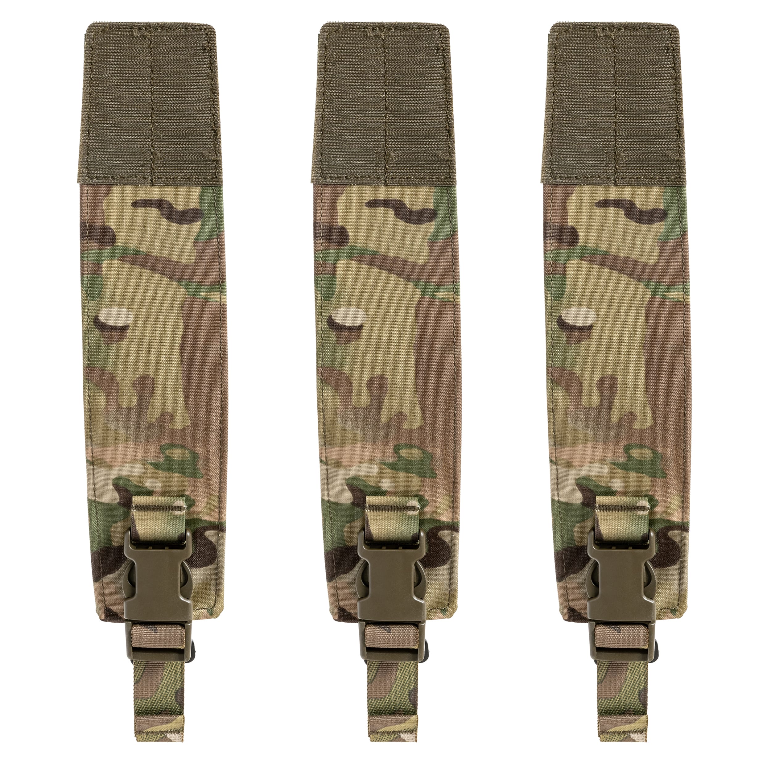 Combat Lab Three Flap Set for Triple Front Flap Chest Rig rifle pouch - MultiCam