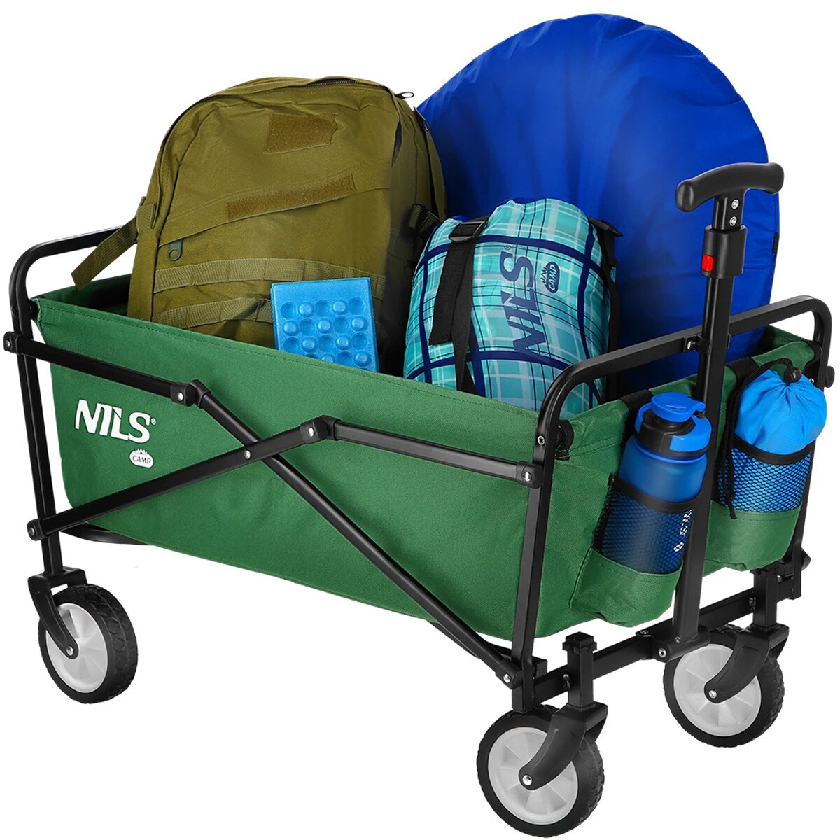 Nils Camp Folding Cart - green