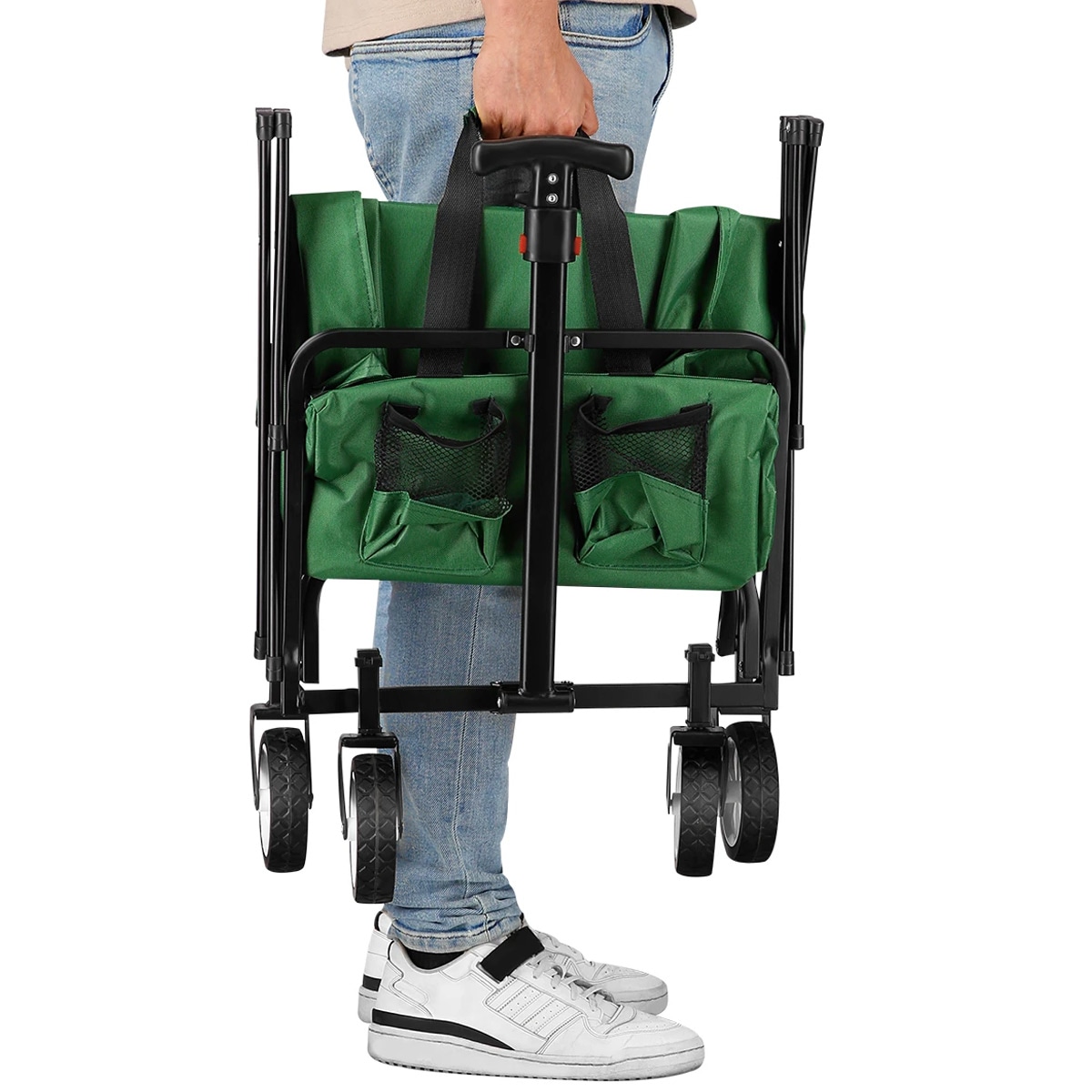 Nils Camp Folding Cart - green