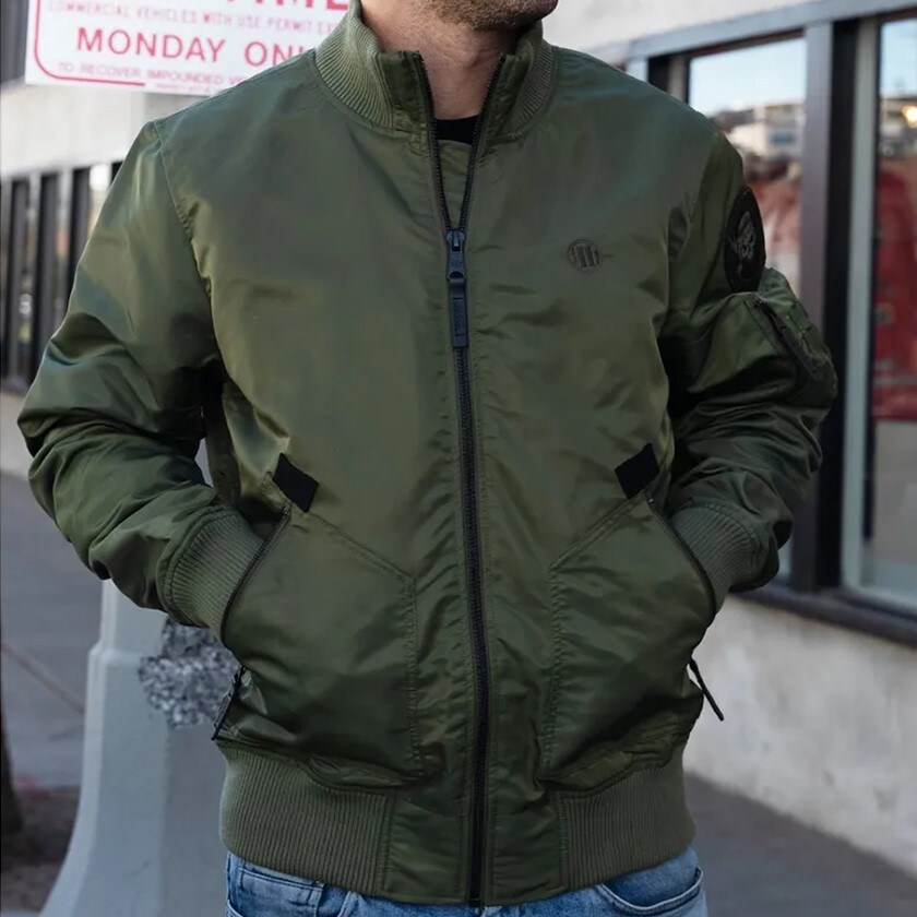 Pitbull Centurion Flight Jacket - Olive