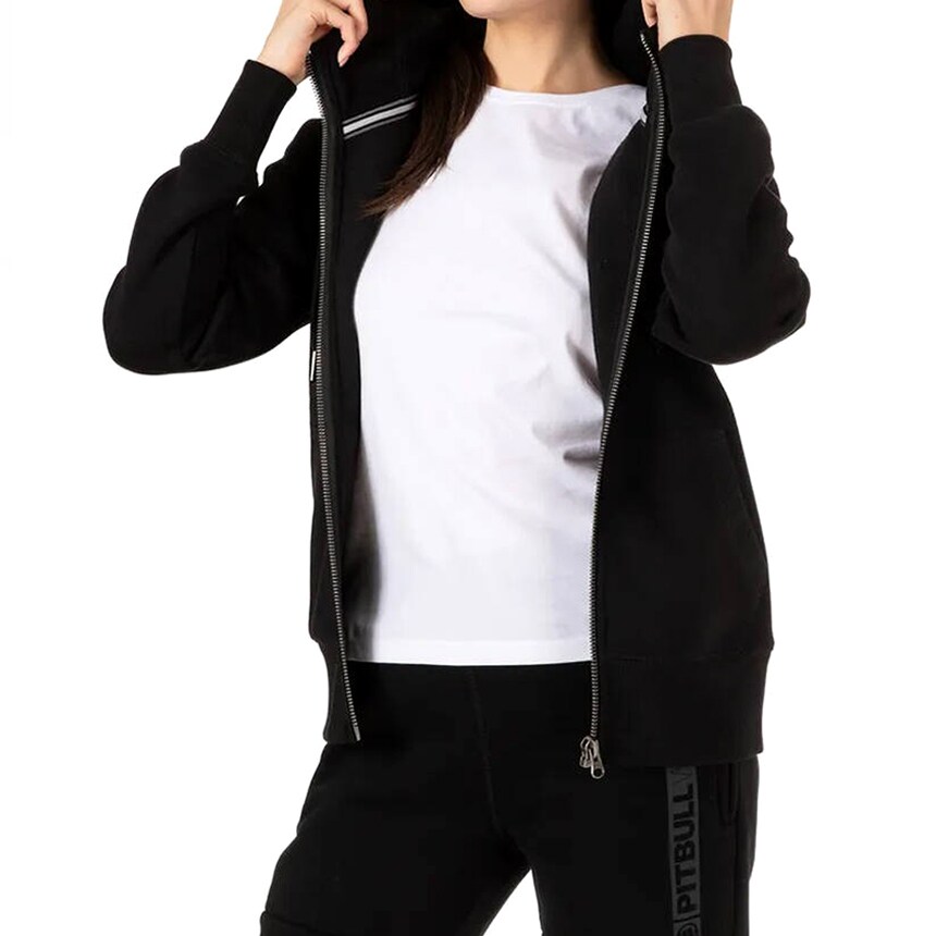 Pitbull Zip Hilltop Women's Sweatshirt - Black
