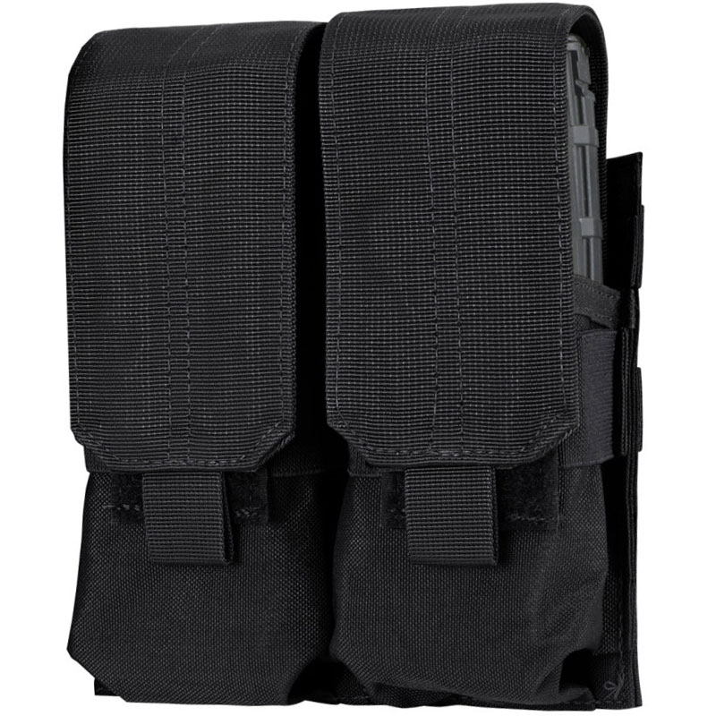 Condor Double Large Mag Pouch Black