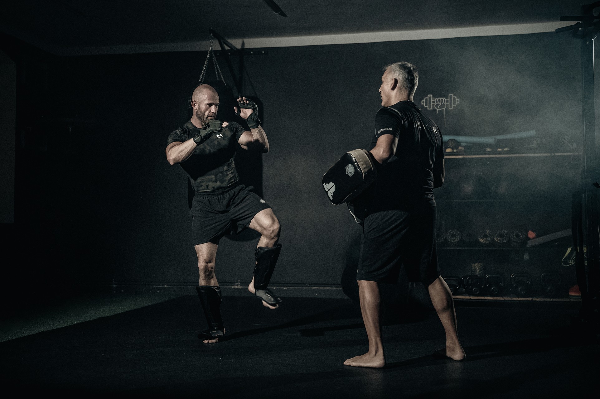 Fighter Thai Ergo Tibia, Shin and Foot Protectors - Black