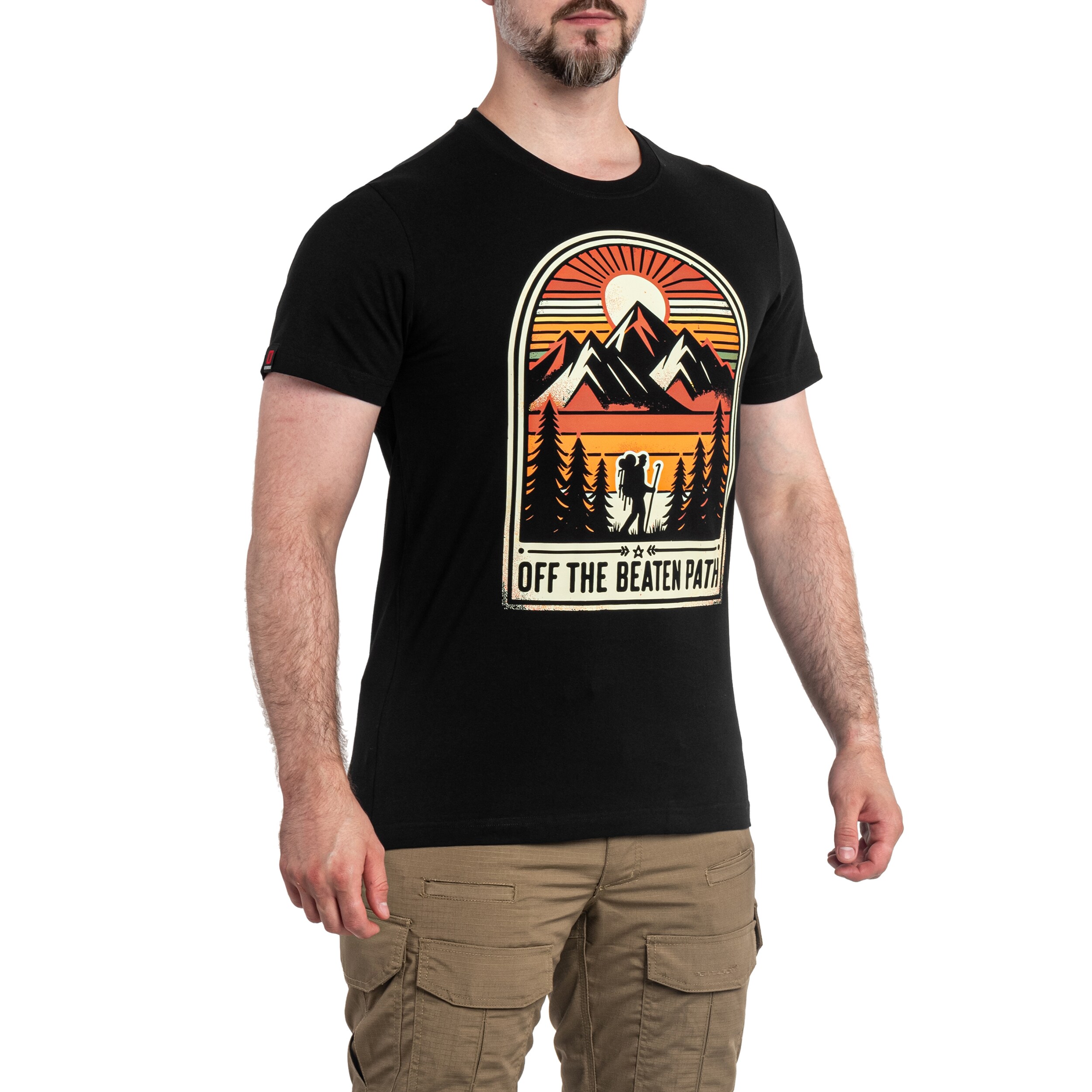 Voyovnik Off The Beaten Path T-shirt - Black