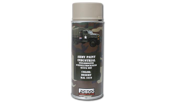 FOSCO Camouflage Paint RAL 1019 - Desert