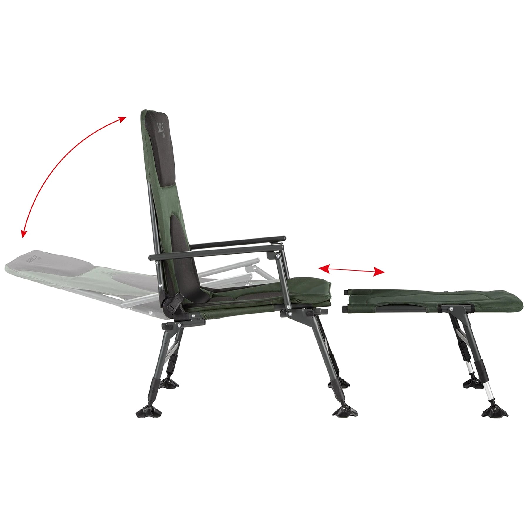 Nils Camp NC1802 Fishing Chair with footrest